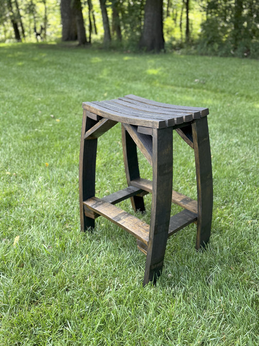 Bourbon/Whiskey Barrel Bar Stool